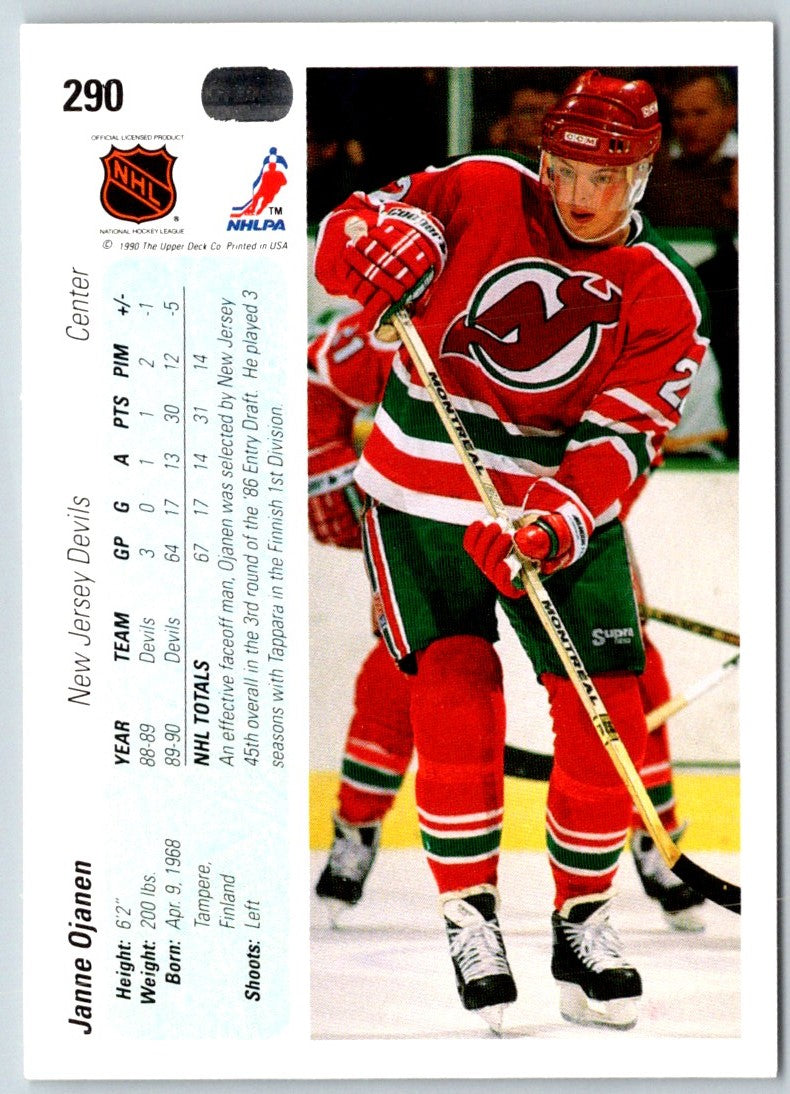 1990 Upper Deck Janne Ojanen