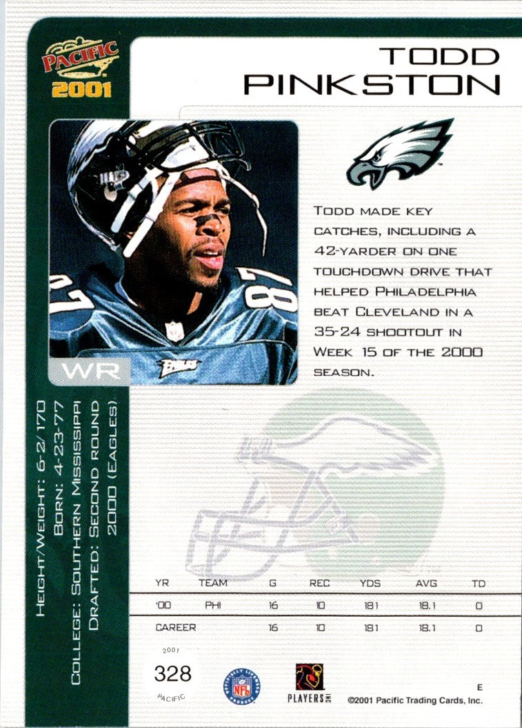 2001 Pacific Todd Pinkston