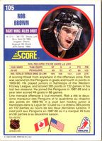 1990 Score Rob Brown #105
