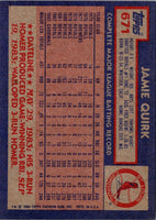 1984 Topps Jamie Quirk #671