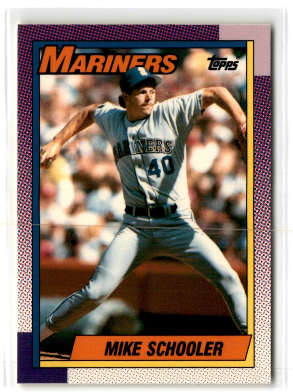 1990 Topps Tiffany Mike Schooler #681