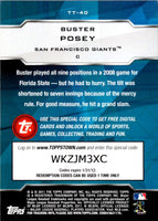2011 Topps Town Buster Posey #TT-40