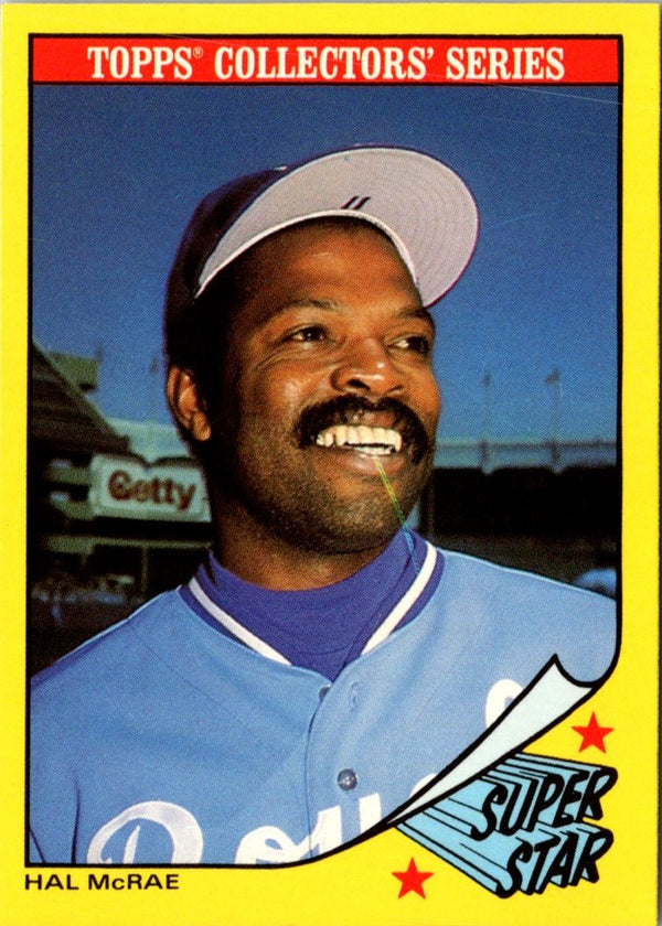 1986 Topps Baseball Champion Superstars Hal McRae #22