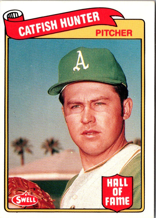 1989 Swell Baseball Greats Catfish Hunter #10