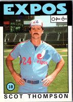 1986 O-Pee-Chee Scot Thompson #93