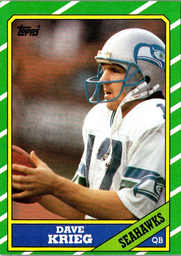 1986 Topps Dave Krieg #201