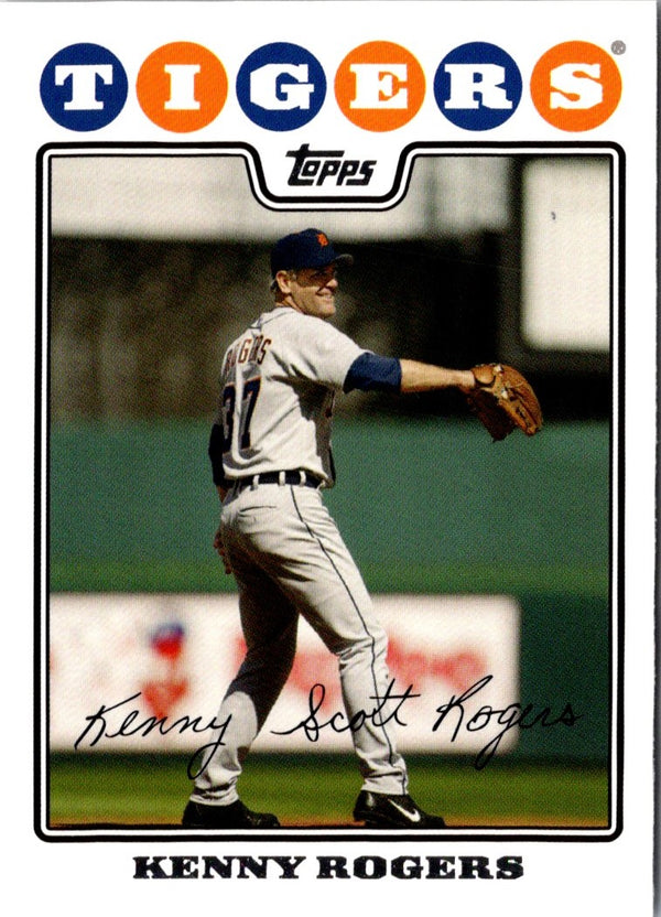 2008 Topps Kenny Rogers #634