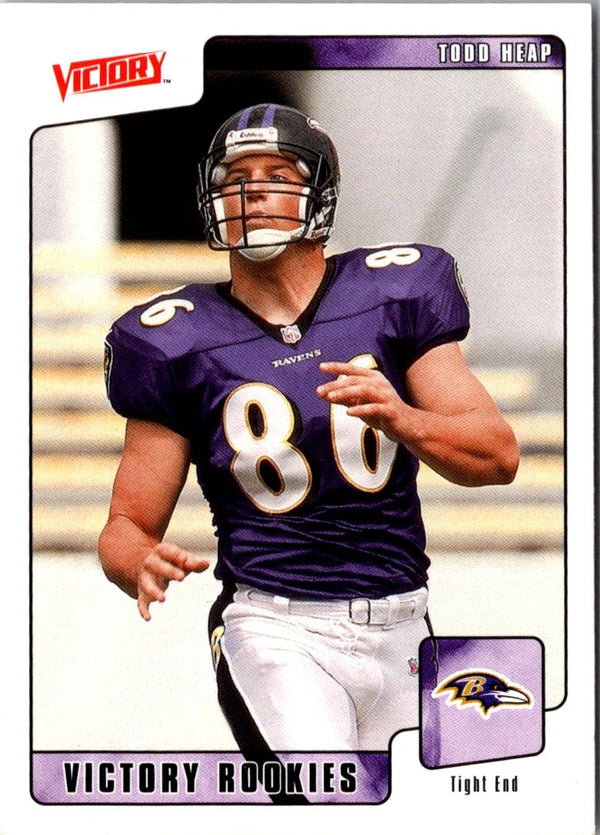 2001 Upper Deck Victory Todd Heap #376 Rookie