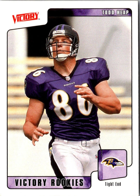 2001 Upper Deck Victory Todd Heap #376 Rookie