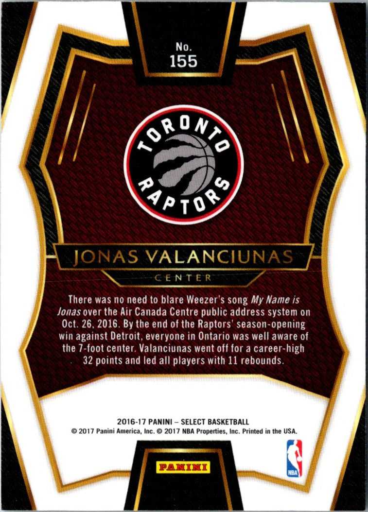 2016 Panini Select Jonas Valanciunas