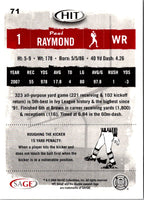 2008 SAGE HIT Paul Raymond #71