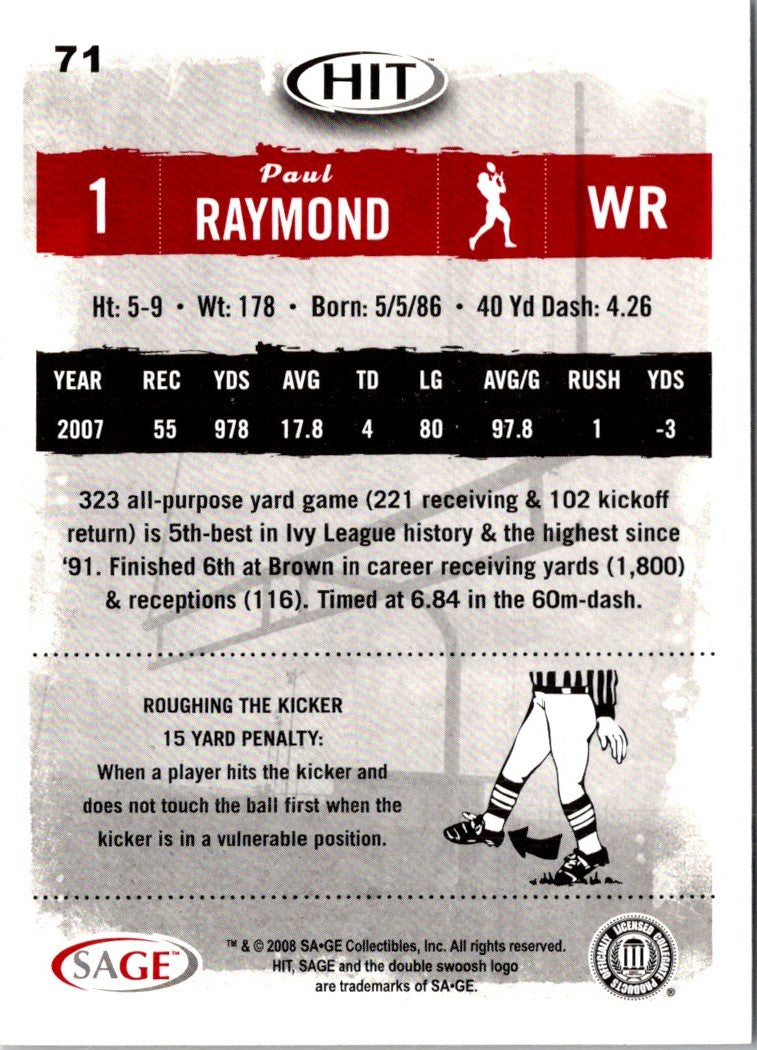 2008 SAGE HIT Paul Raymond