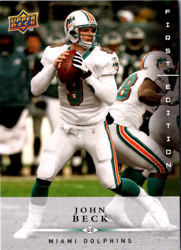 2008 Upper Deck First Edition John Beck #80