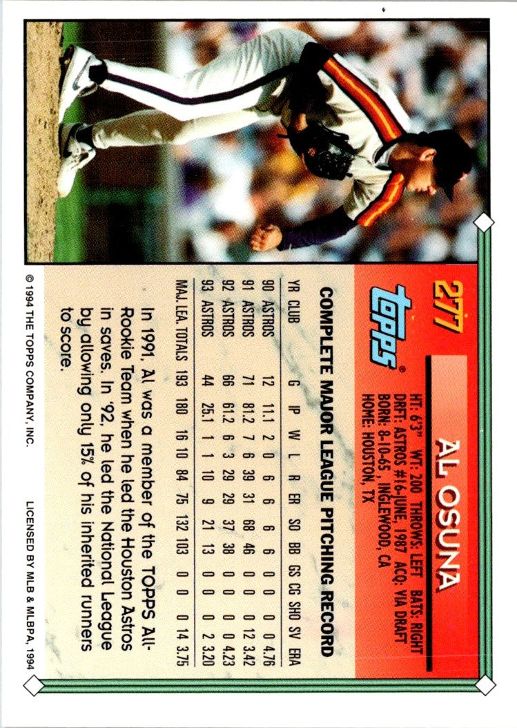 1994 Topps Al Osuna