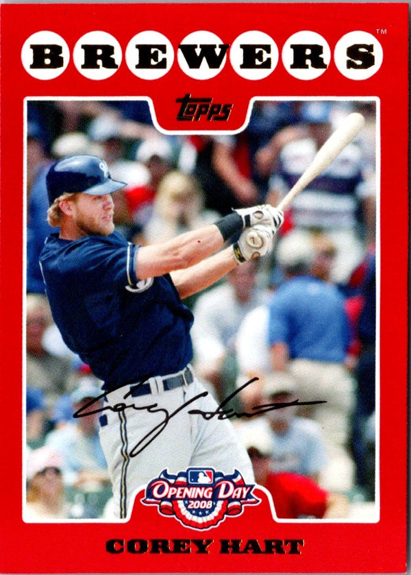 2008 Topps Opening Day Corey Hart #19