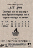 2009 Upper Deck Goodwin Champions Justin Upton
