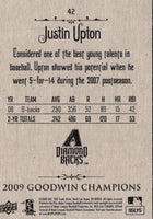 2009 Upper Deck Goodwin Champions Justin Upton #42