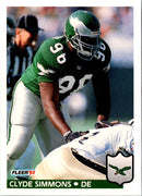 1992 Fleer Clyde Simmons