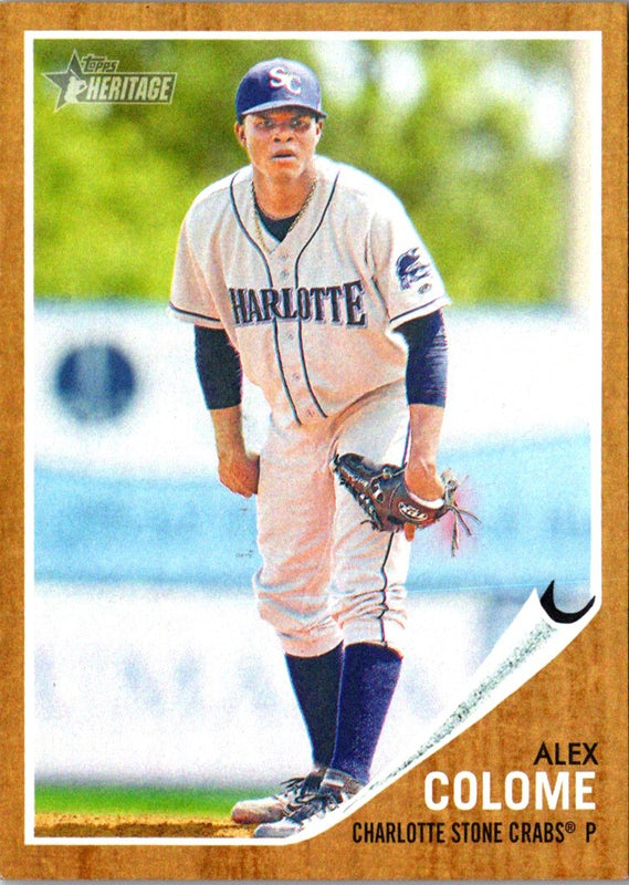 2011 Topps Heritage Minor League Alex Colome #85