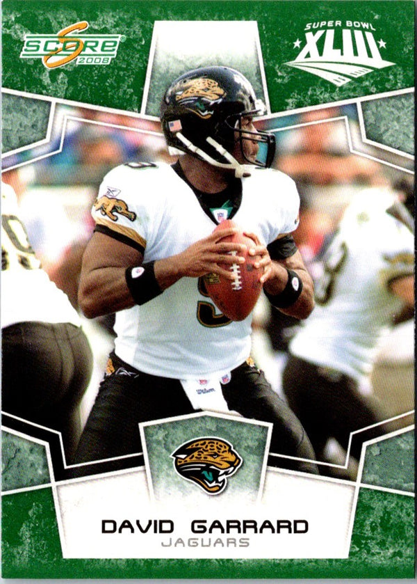 2008 Score Super Bowl XLIII David Garrard #138