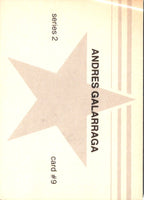 1988 Red Stars Series 2 Andres Galarraga #9