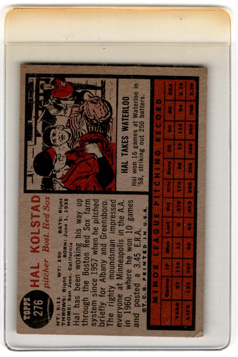 1962 Topps Hal Kolstad