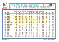 1992 Topps Luis Salazar #67