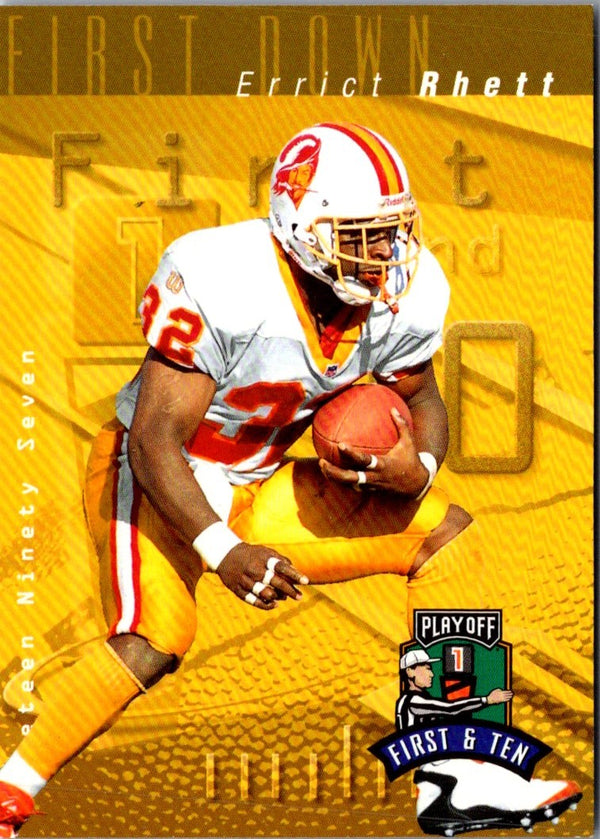 1997 Playoff First & Ten Errict Rhett #138