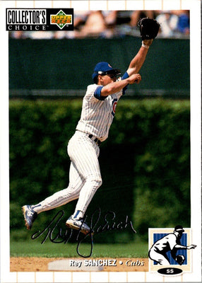 1994 Collector's Choice Rey Sanchez #558 Silver Signature