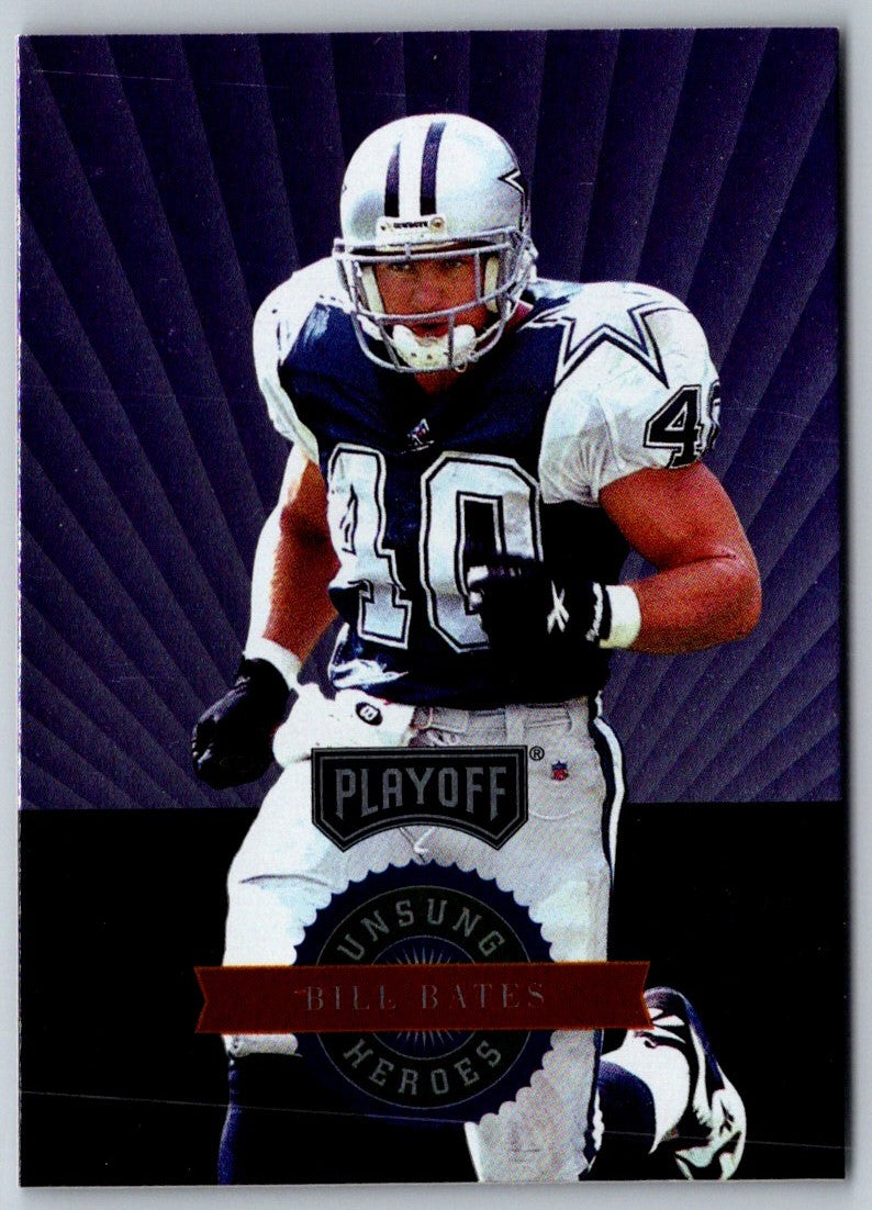 1996 Playoff Absolute Prime Unsung Heroes Bill Bates