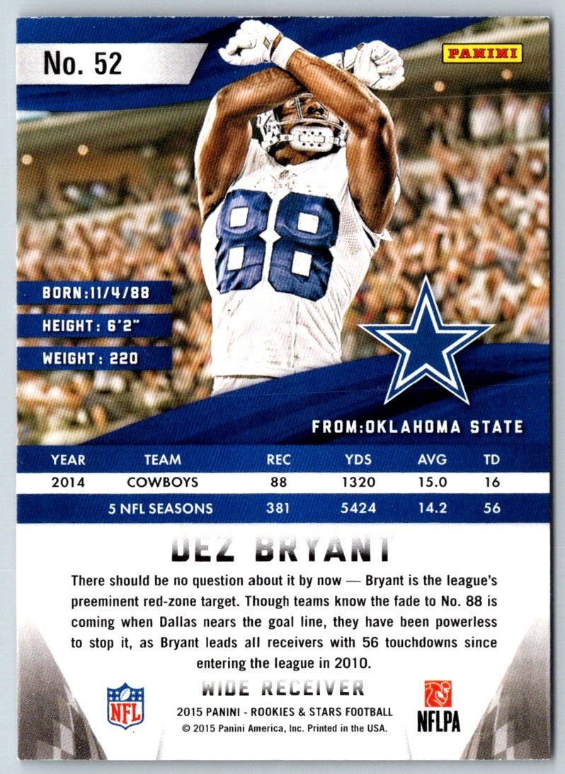 2015 Panini Contenders Dez Bryant