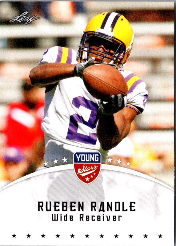 2012 Leaf Young Stars Rueben Randle #76