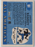 2002 Topps Patrick Ramsey #342 Rookie