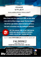 2011 Topps Town Chase Utley #TT-13
