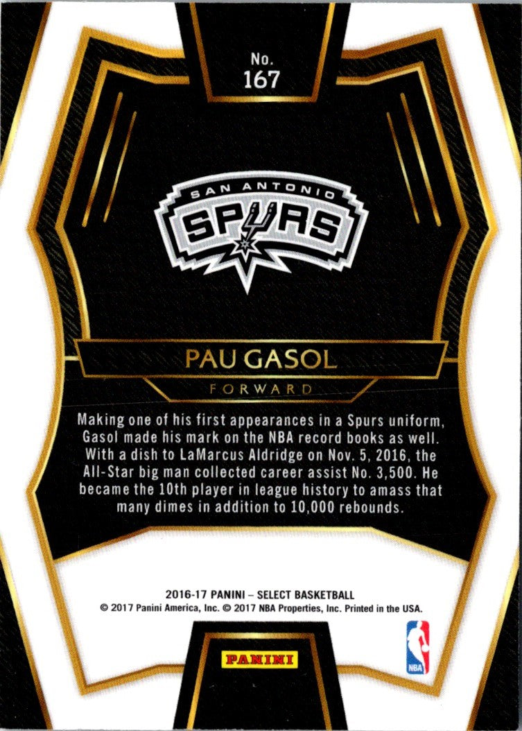 2016 Panini Select Pau Gasol