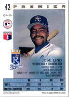 1993 O-Pee-Chee Premier Jose Lind #42