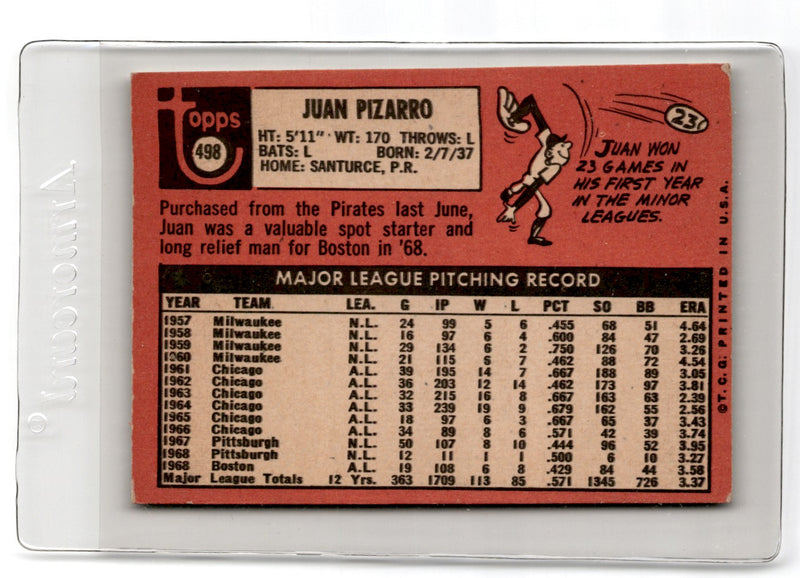 1969 Topps Juan Pizarro