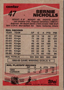 1989 Topps Bernie Nicholls