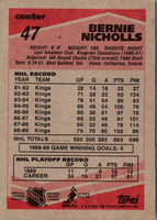 1989 Topps Bernie Nicholls #47