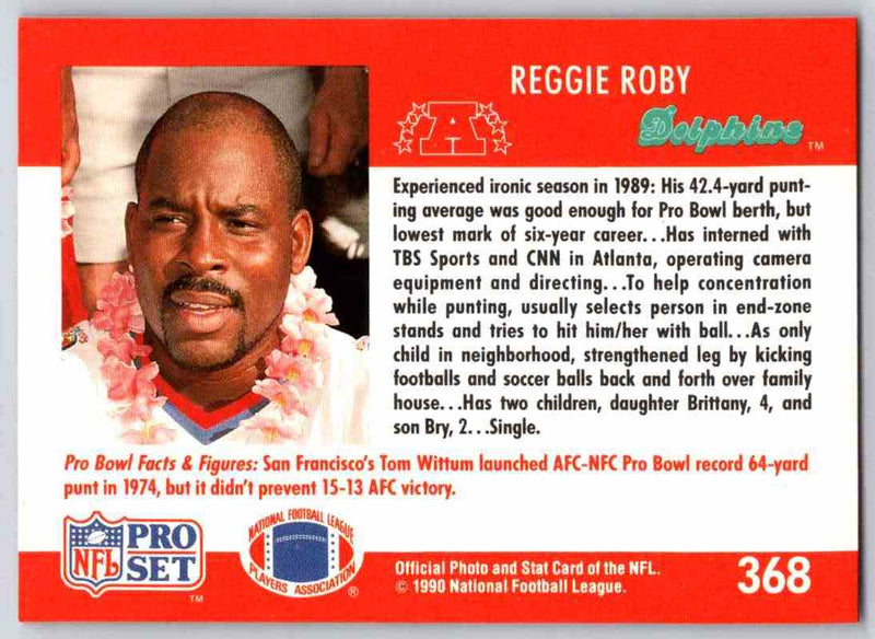 1990 Pro Set Reggie Roby