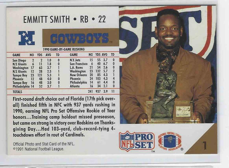 1991 Proset Emmitt Smith