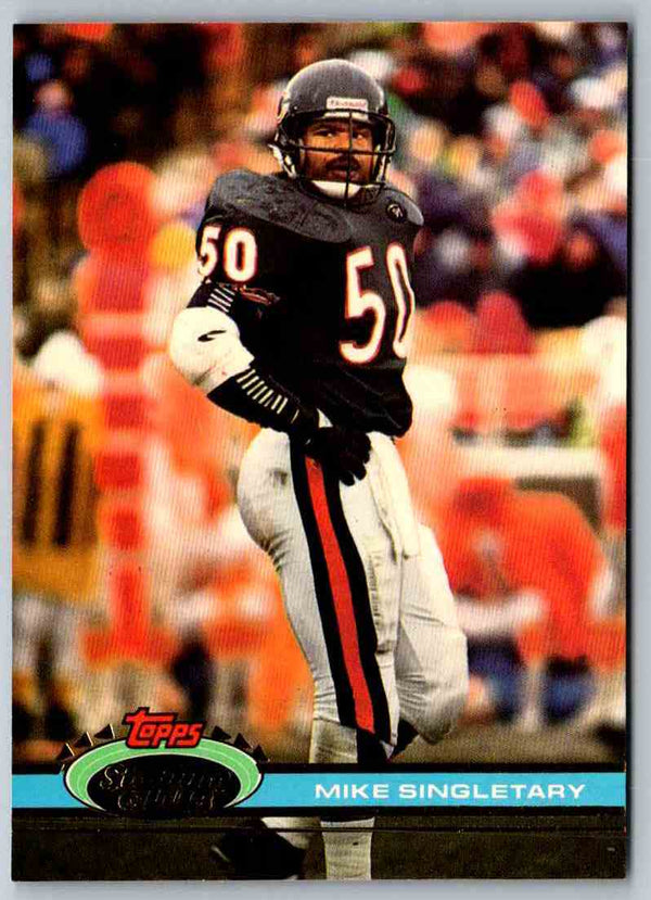 1991 Topps Stadium Club Football Mike Singletary #314