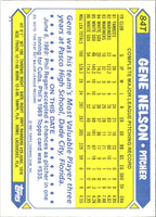 1987 Topps Traded Gene Nelson #84T