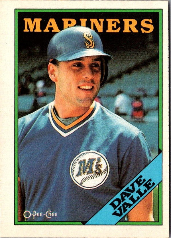 1988 O-Pee-Chee Dave Valle #83