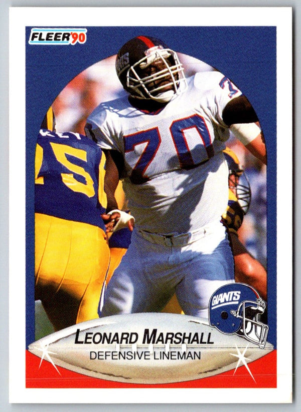 1990 Fleer Leonard Marshall #72