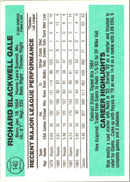 1984 Donruss Rich Gale