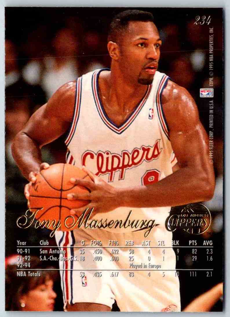 1994 Flair Tony Massenburg