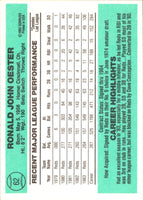 1984 Donruss Ron Oester #62