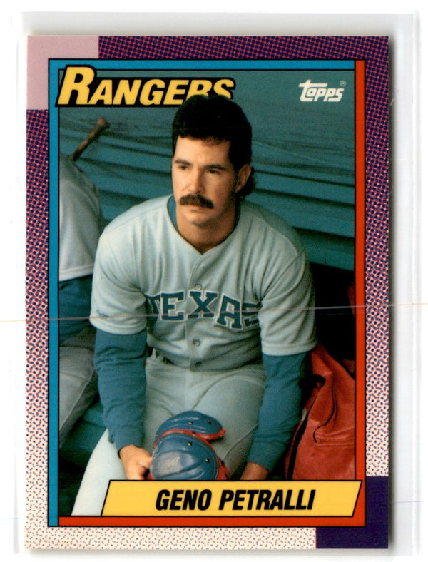 1990 Topps Tiffany Geno Petralli #706