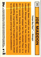2012 Topps Heritage Joe Maddon #343